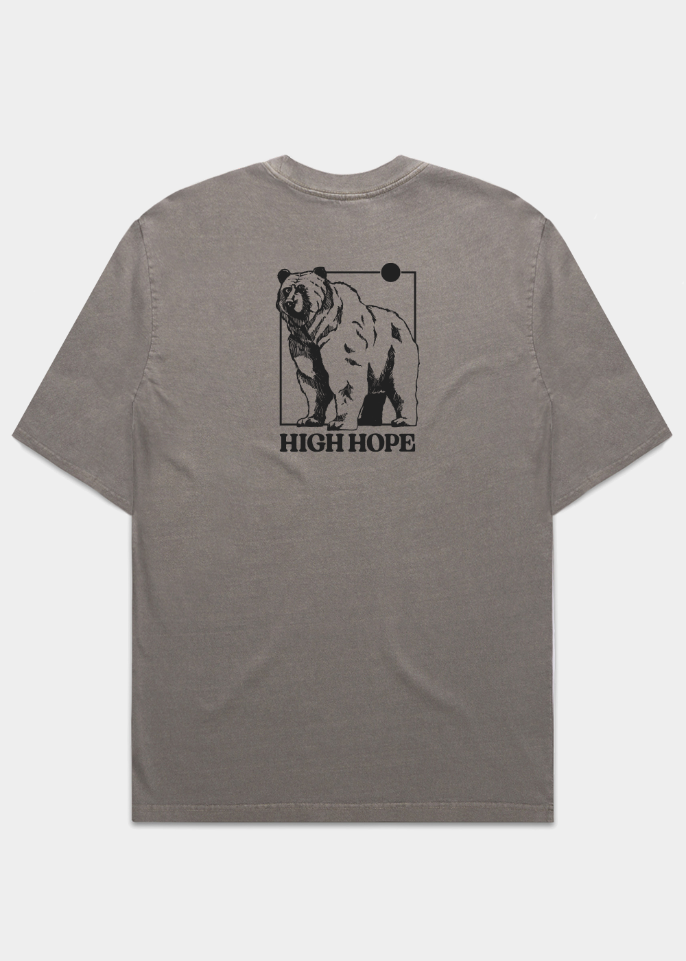 Bear Heavyweight T-shirt / Back Print