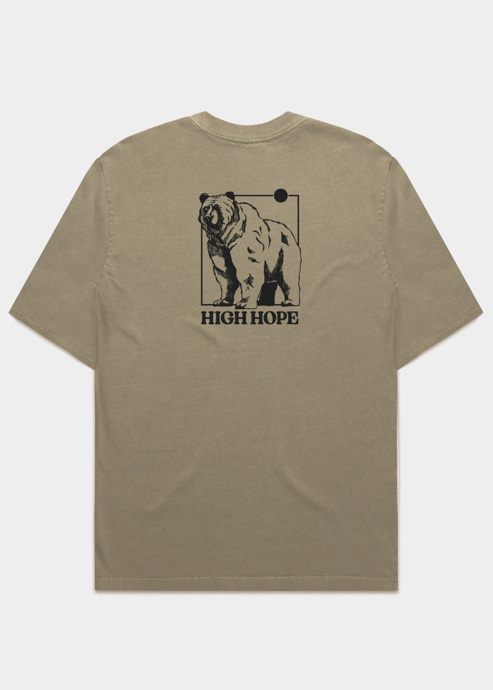 Bear Heavyweight T-shirt / Back Print
