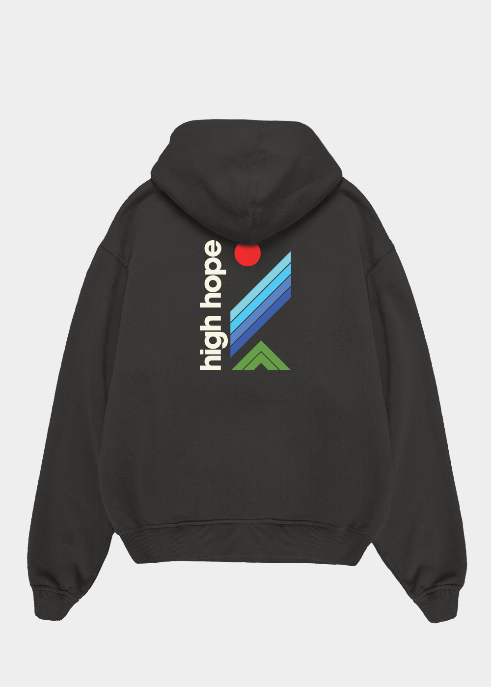 Retro Faded Hoodie / Back Print