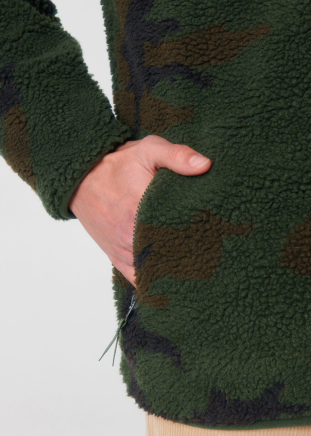 Logo Sherpa Zip Fleece