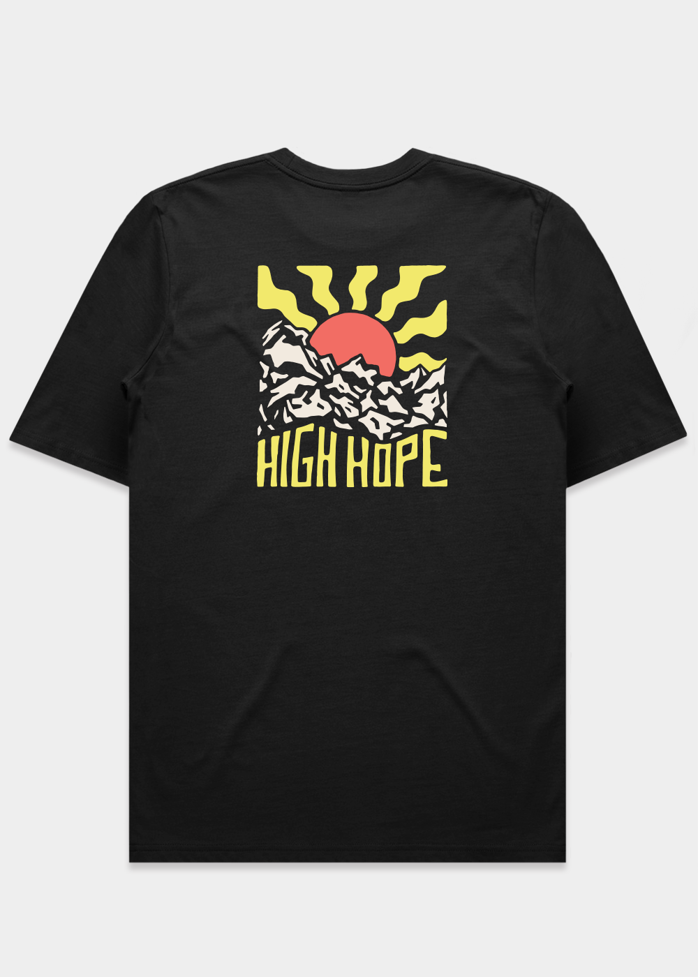 Craggy Cliff T-shirt / Back Print
