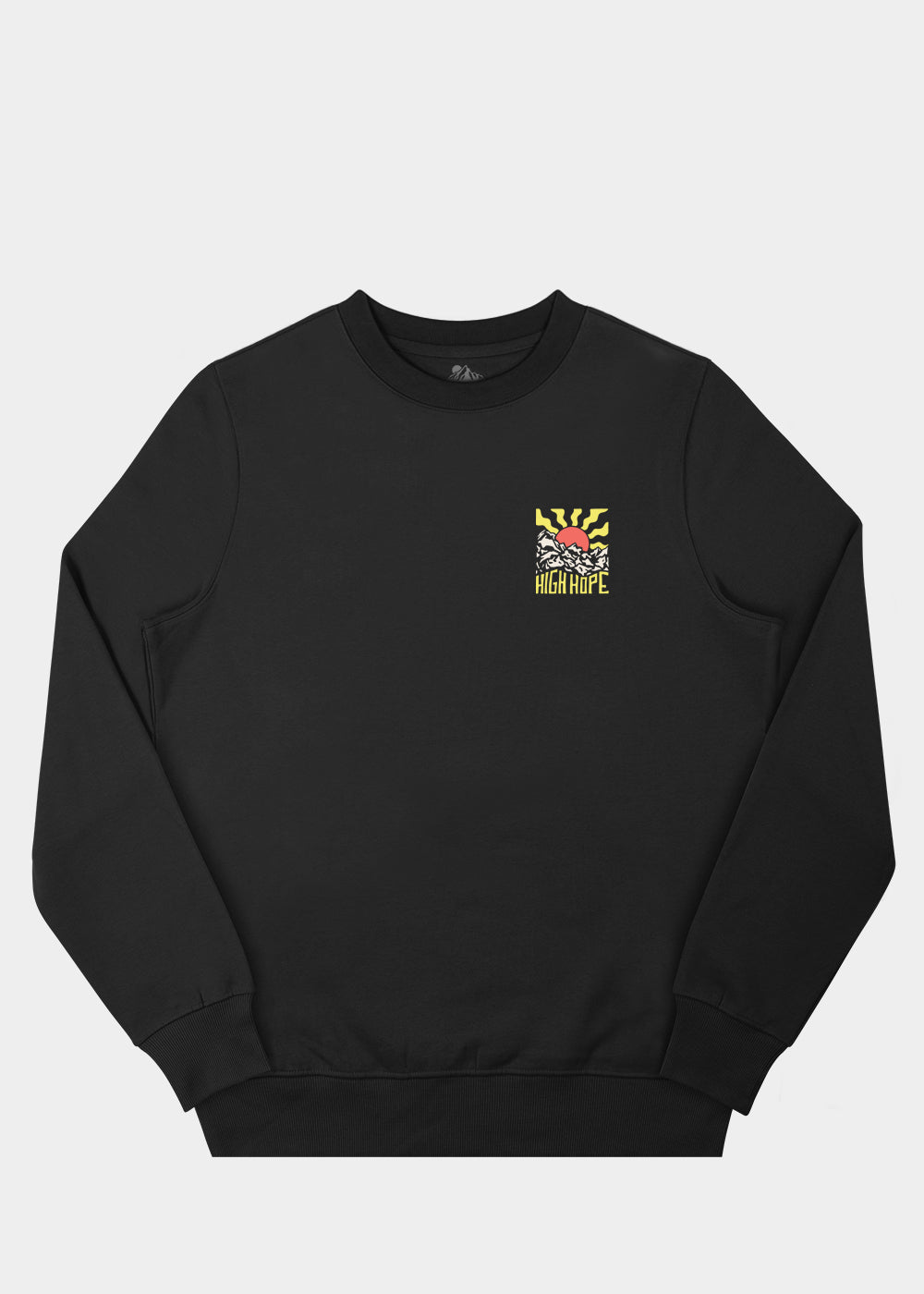 Craggy Cliff Sweatshirt / Back Print
