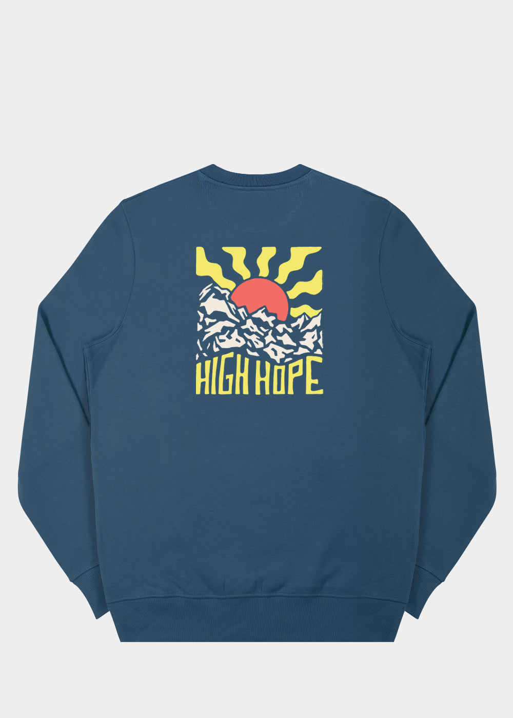 Craggy Cliff Sweatshirt / Back Print