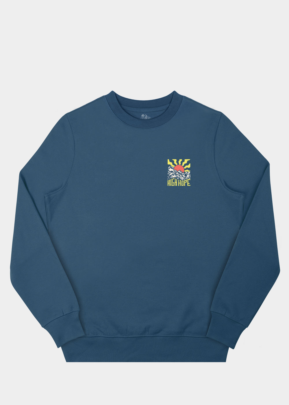 Craggy Cliff Sweatshirt / Back Print