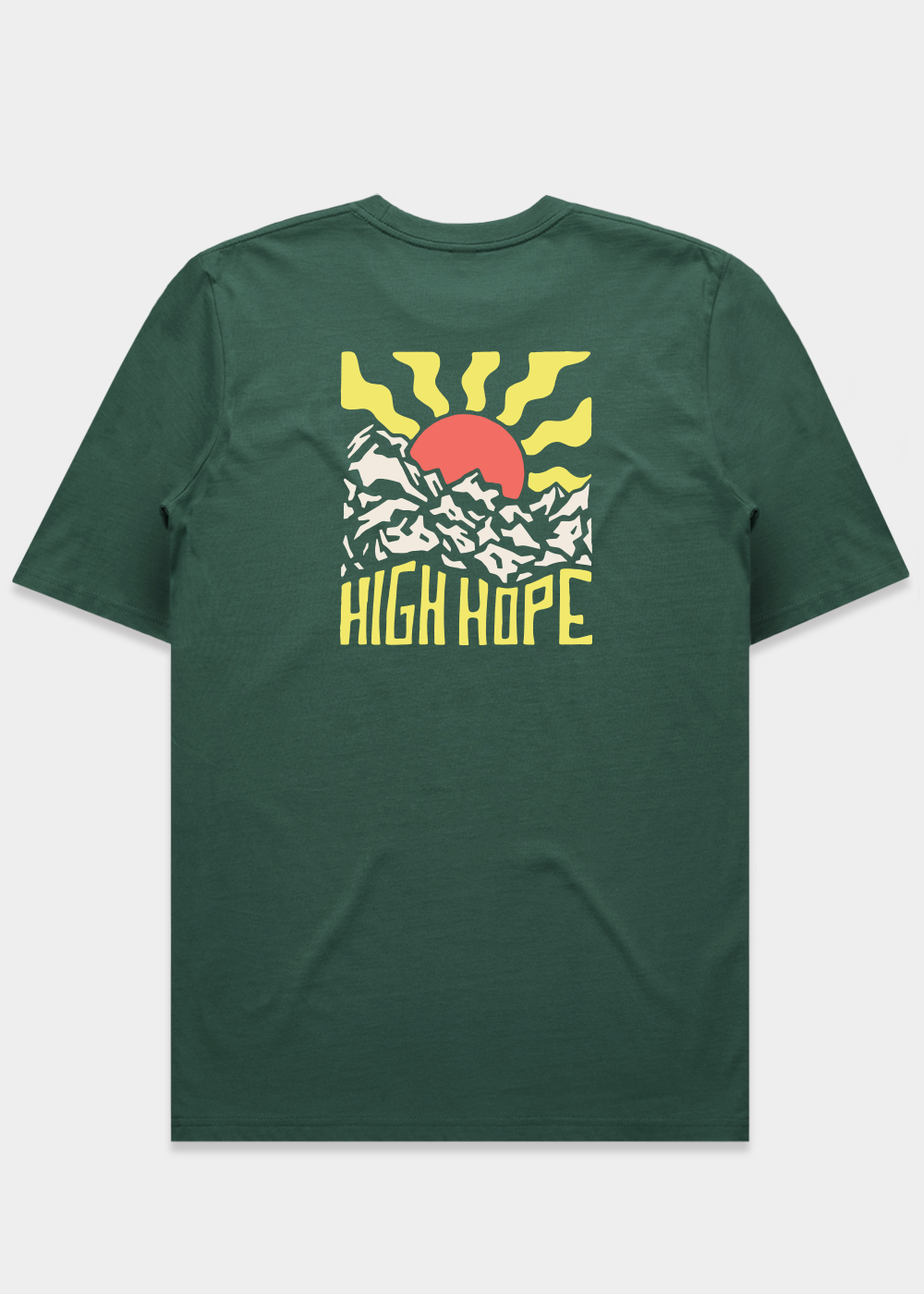 Craggy Cliff T-shirt / Back Print