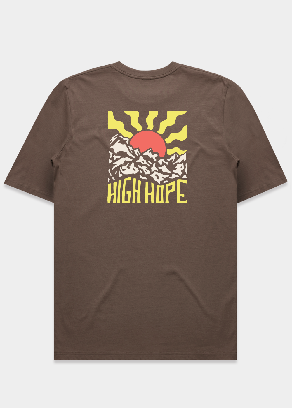Craggy Cliff T-shirt / Back Print