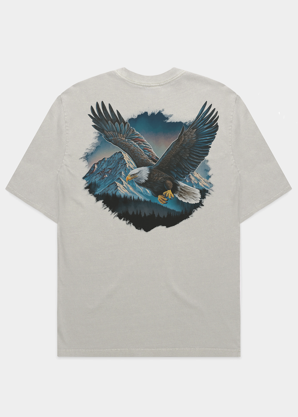 Eagle Heavyweight T shirt Back Print