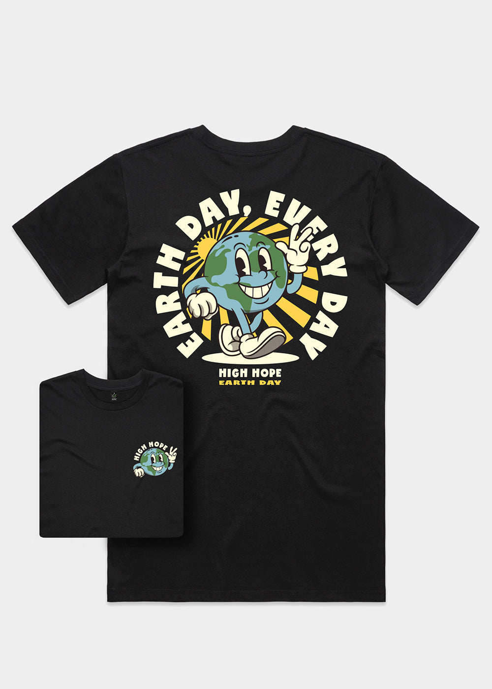 Earth Day Every Day T-shirt / Back Print