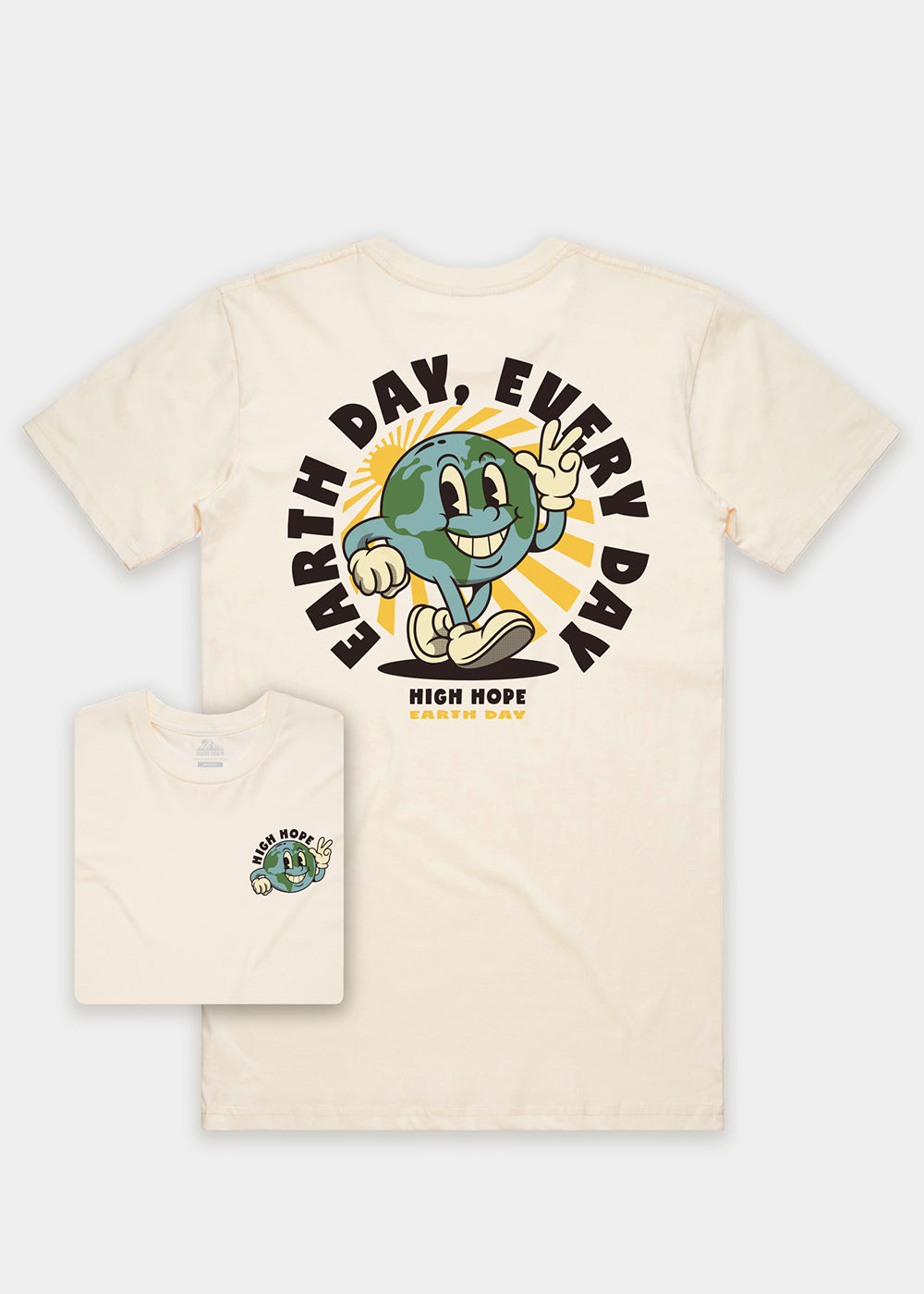 Earth Day Every Day T-shirt / Back Print