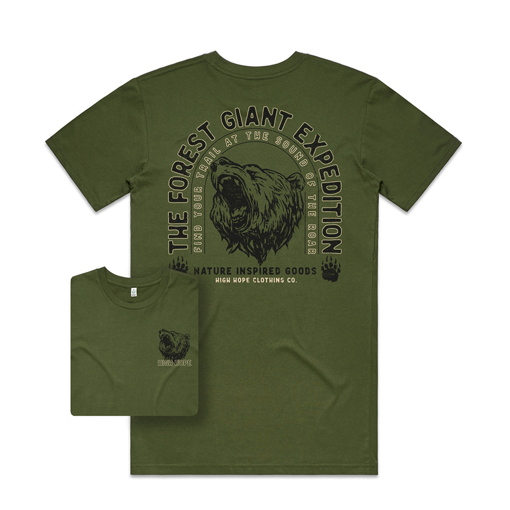 Forest Giant T-shirt / Back Print