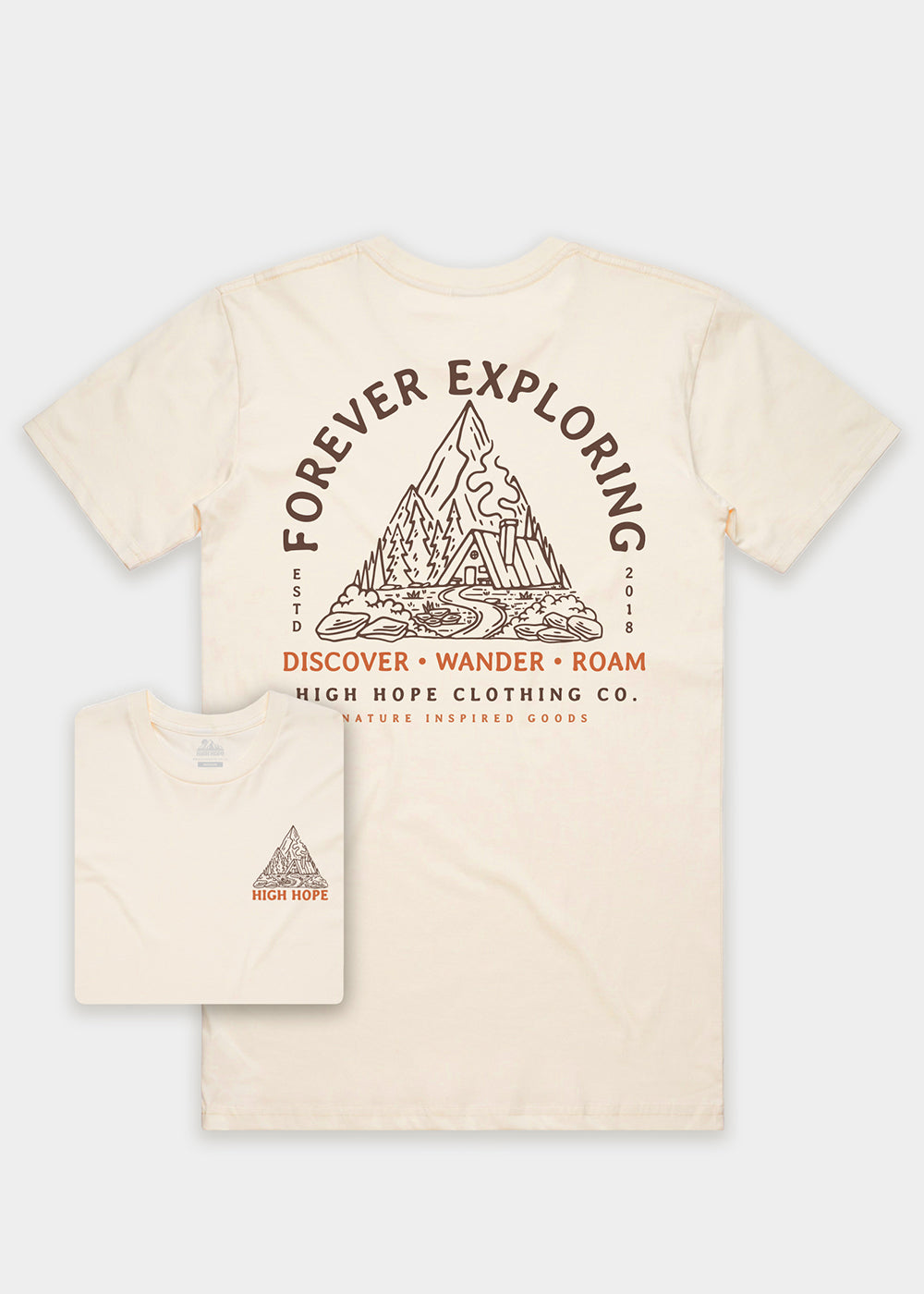 Forever Exploring T-shirt / Back Print