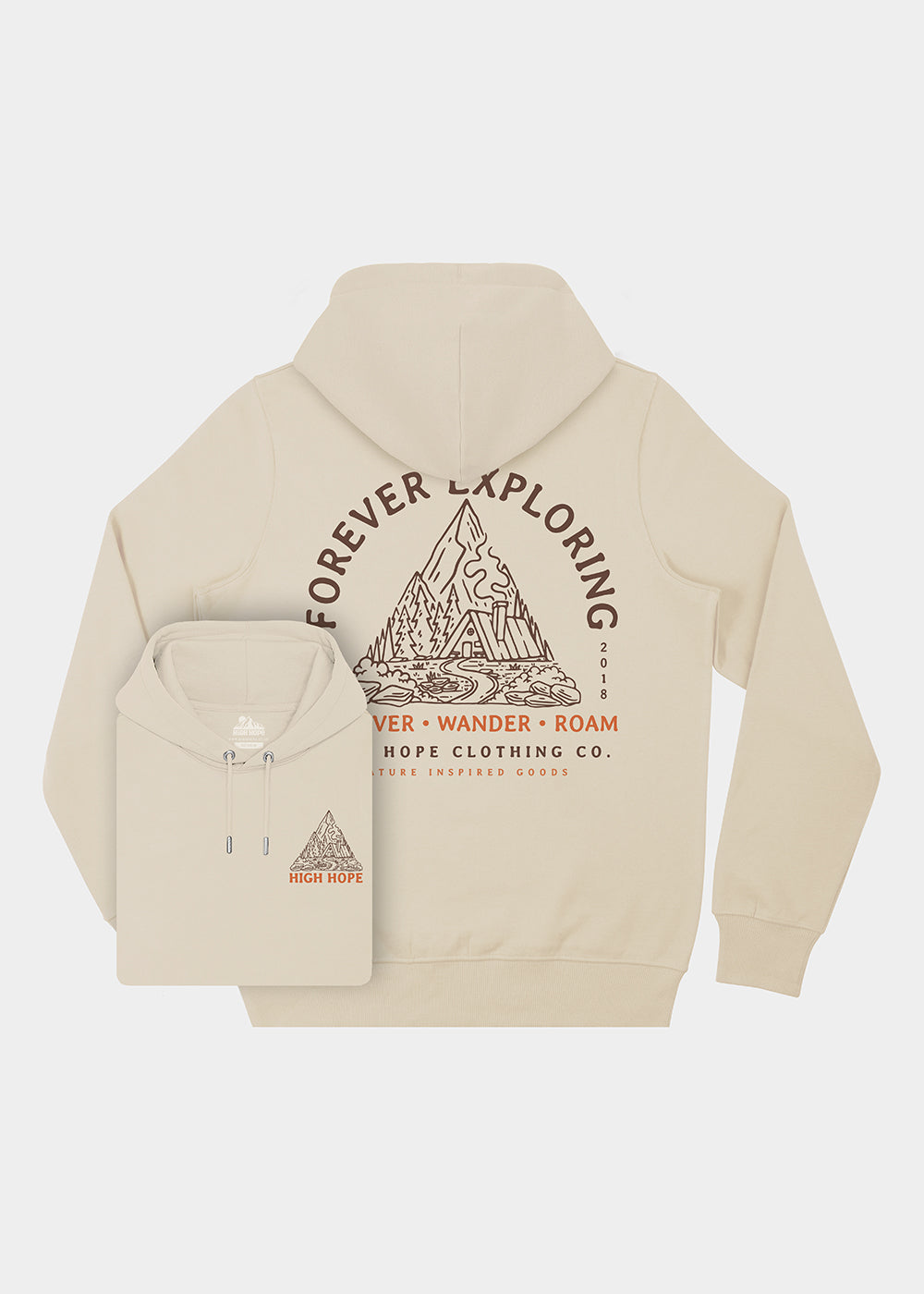 Forever Exploring Hoodie / Back Print