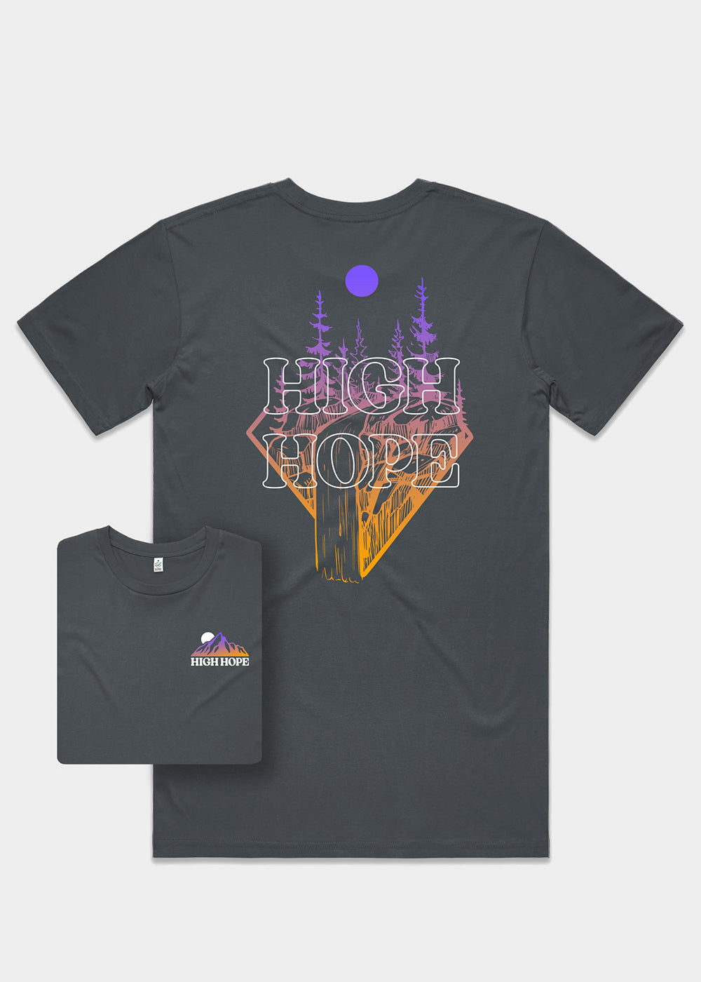 Gradient Stream T-shirt / Back Print