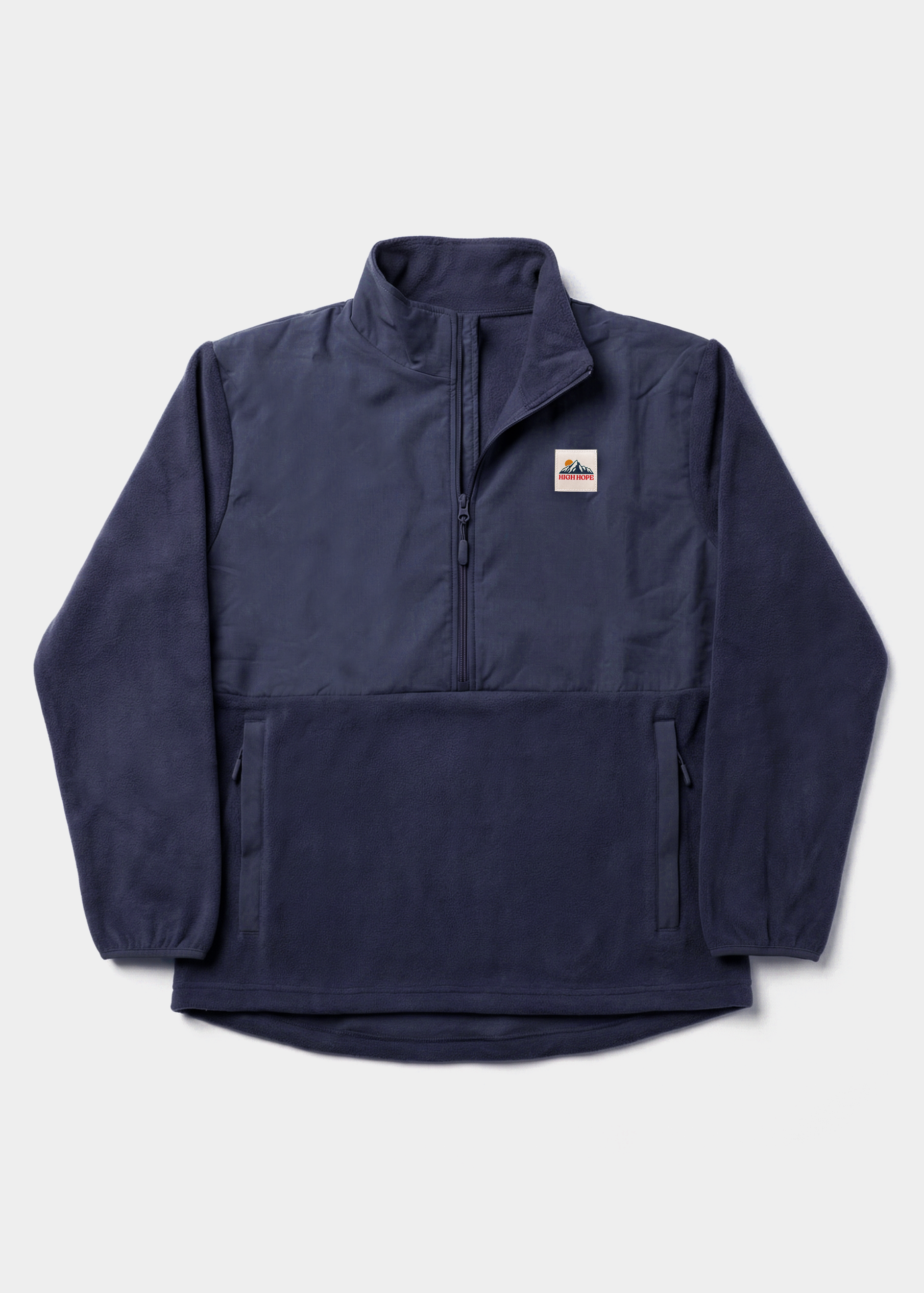 Half-Zip Logo Microfleece