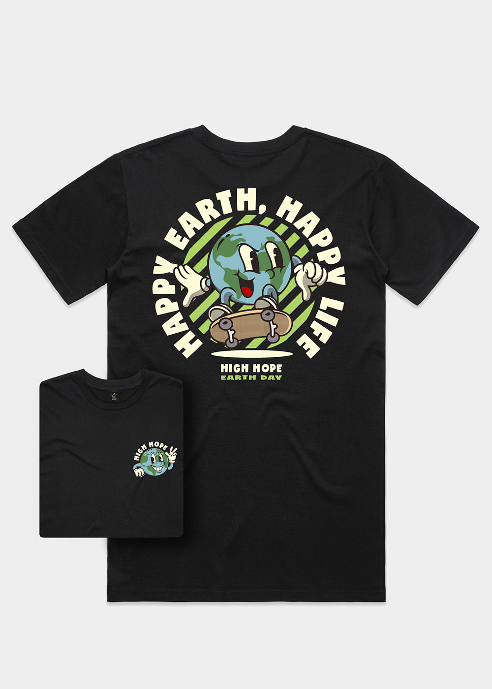 Happy Life T-shirt / Back Print