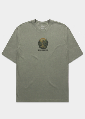 Heron Heavyweight T-shirt / Back Print