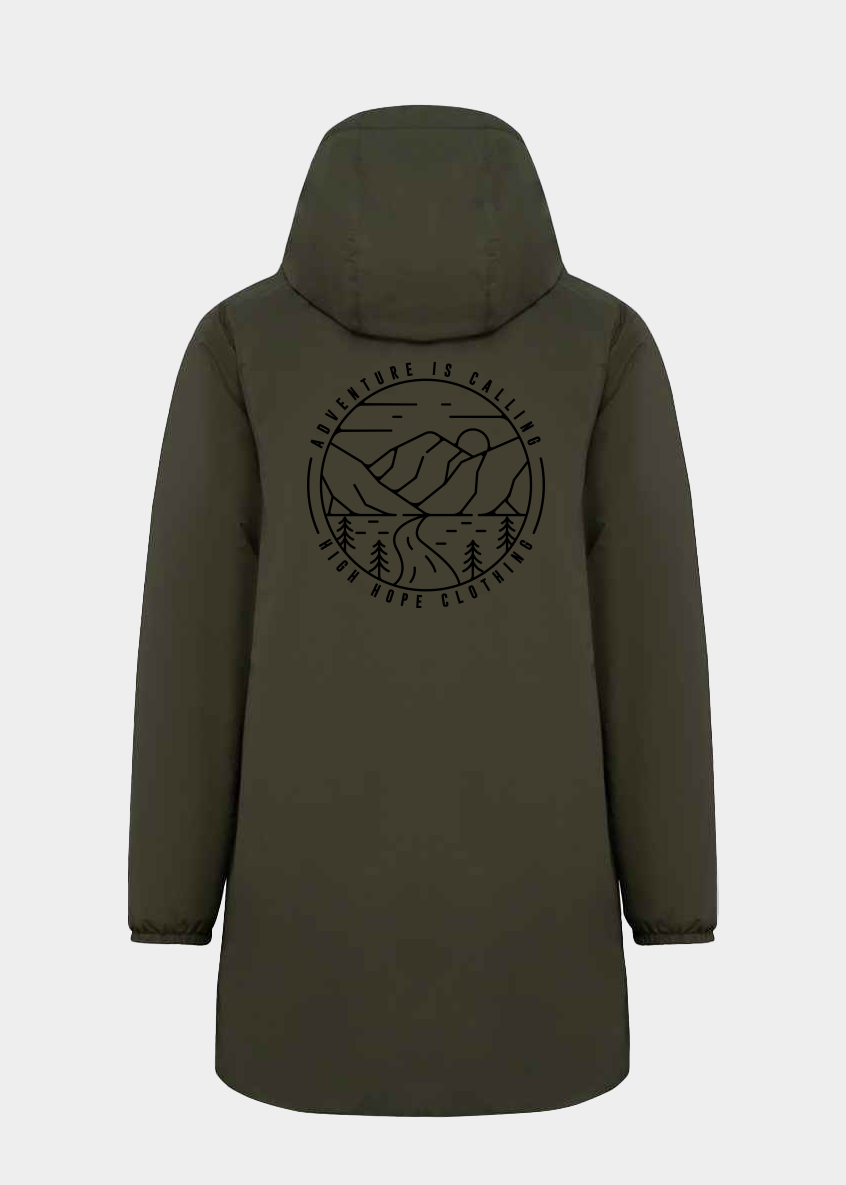 Unisex Sherpa Lined Waterproof Jacket