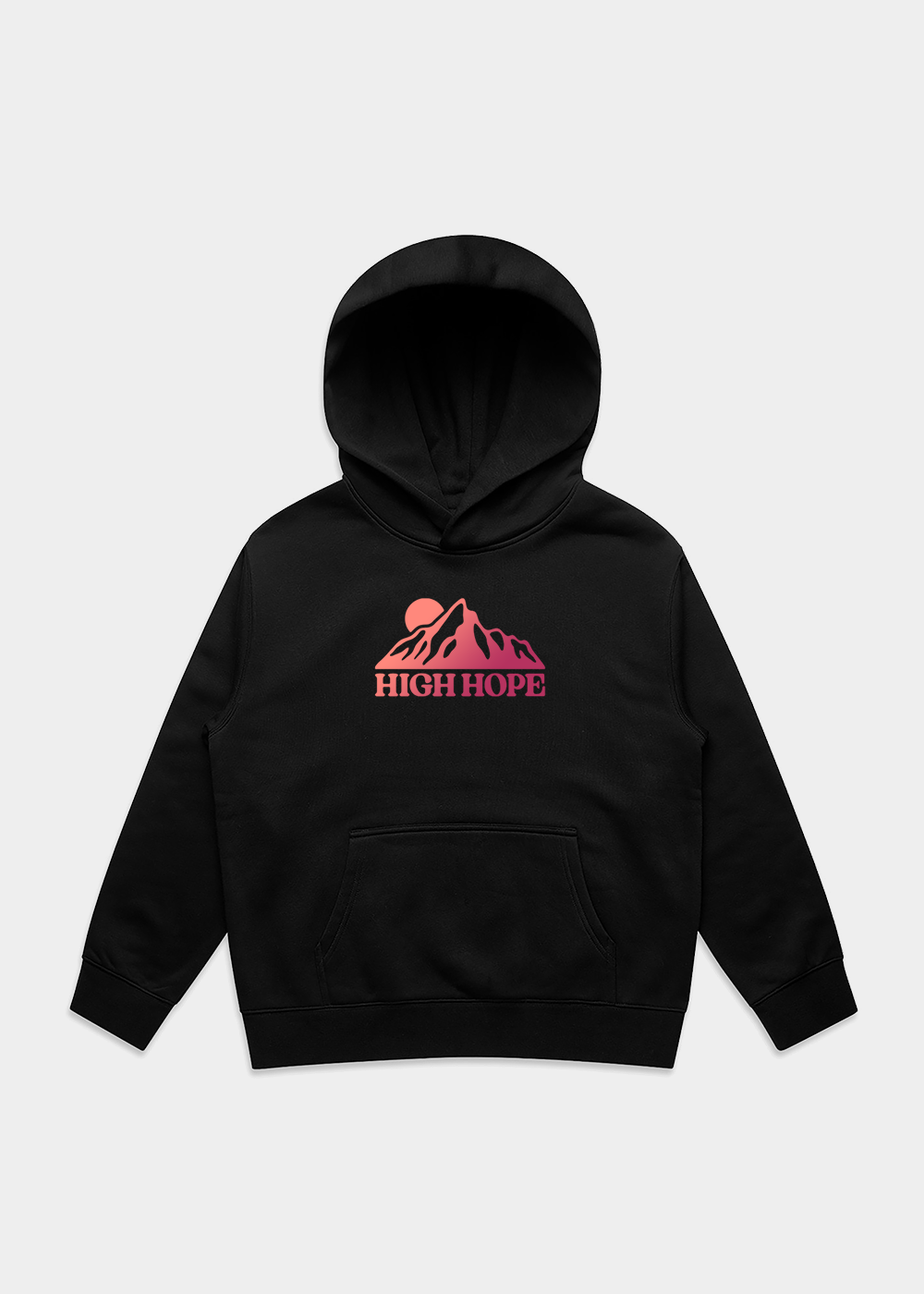 Kids Classic Logo Hoodie - Pink Logo