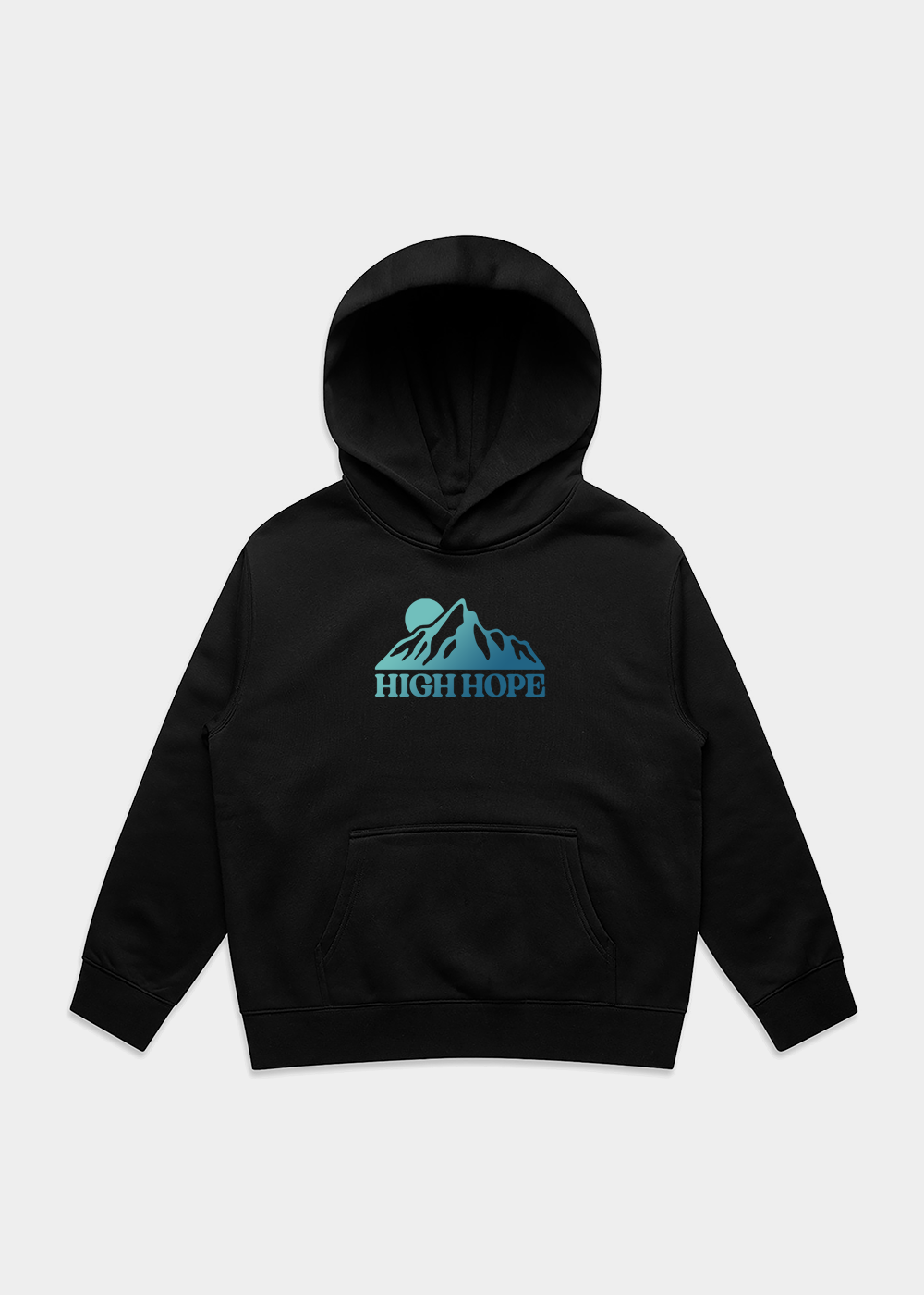 Kids Classic Logo Hoodie - Blue Logo