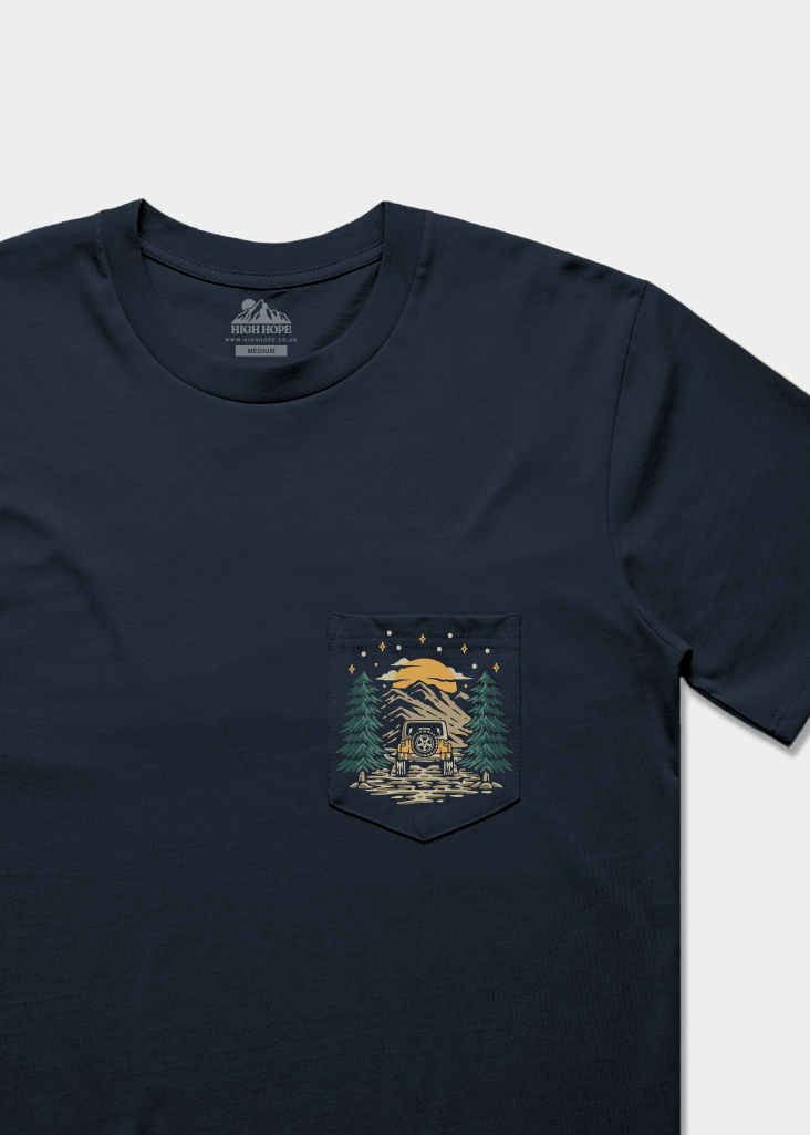 Long Way Home / Heavyweight Pocket Tee