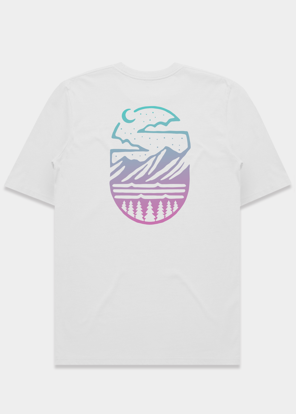 Midnight Mountains T-shirt / Back Print