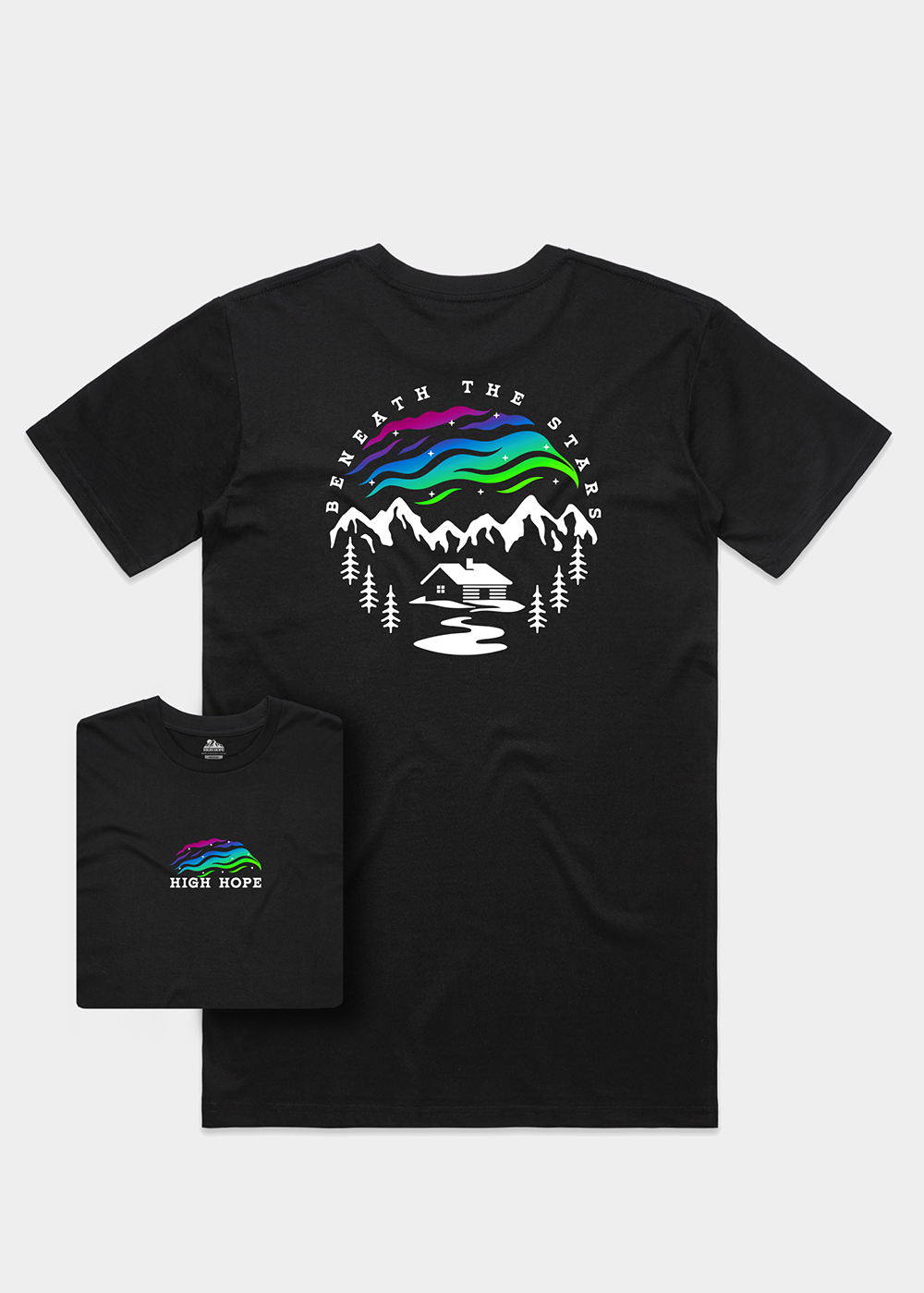 Northern Lights T-shirt / Back Print