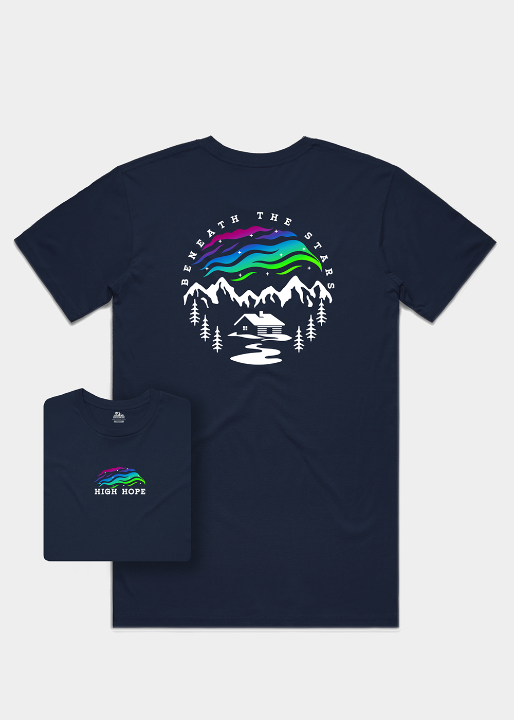 Northern Lights T-shirt / Back Print