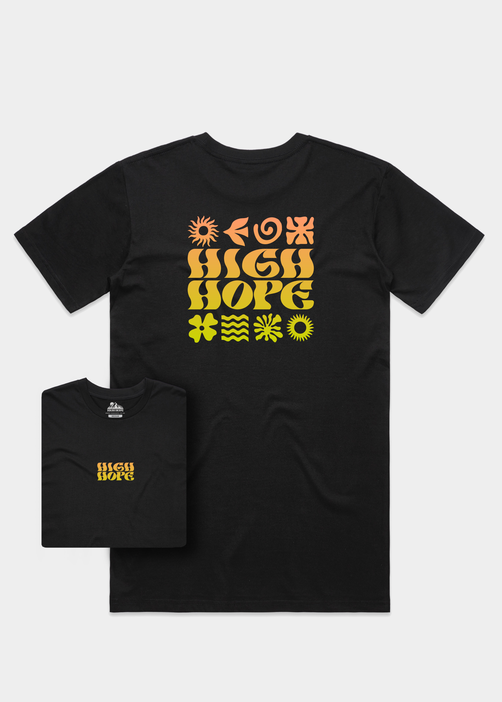 Pattern Logo T-shirt / Back Print