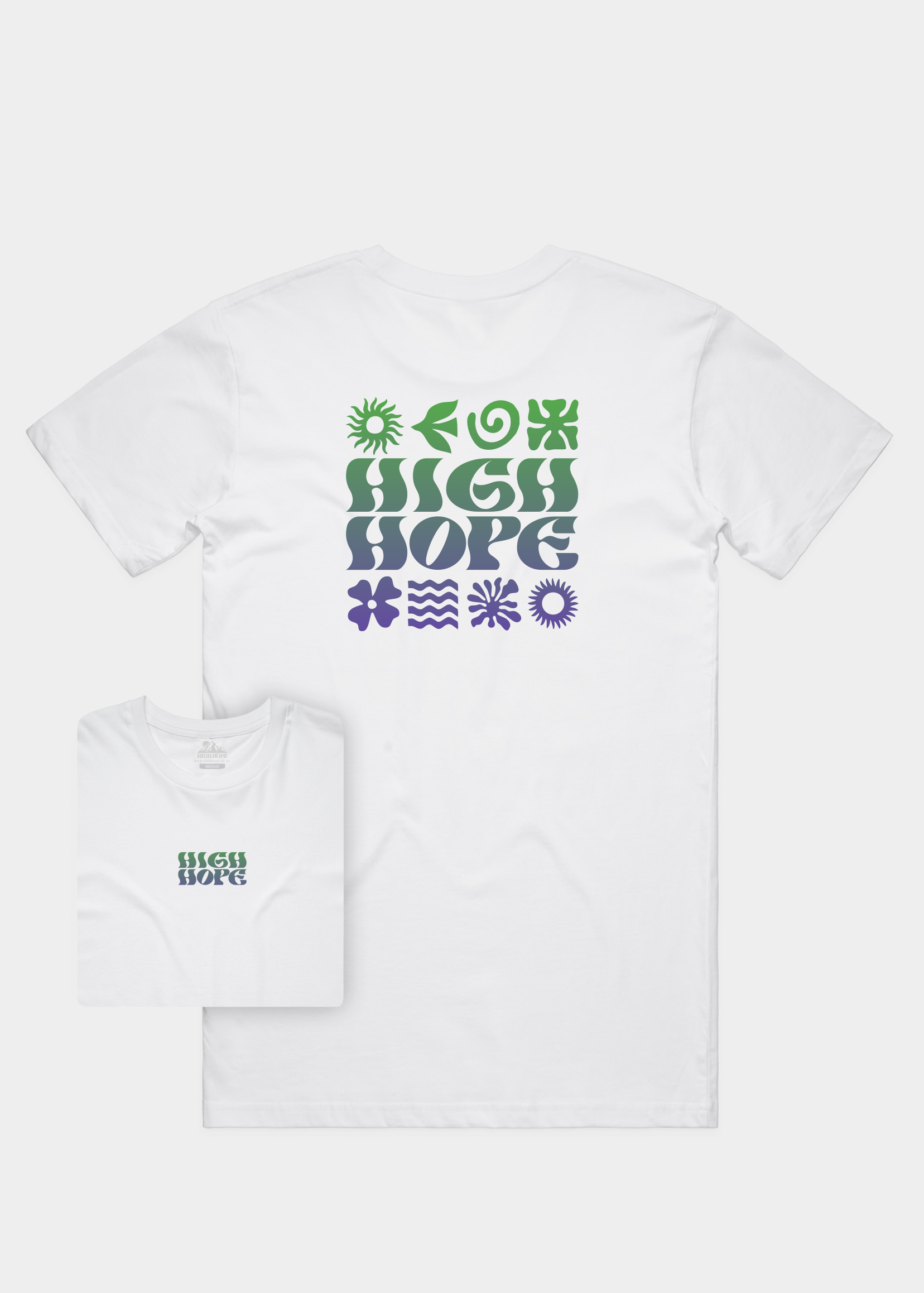 Pattern Logo T-shirt / Back Print