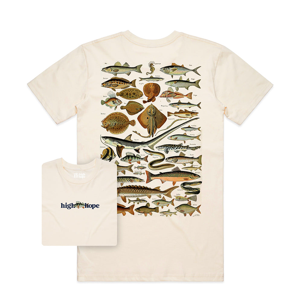 Poissons T-shirt / Back Print