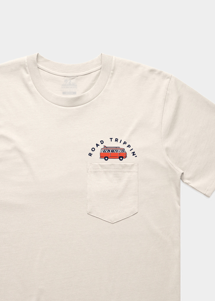 Road Trippin' / Heavyweight Pocket Tee