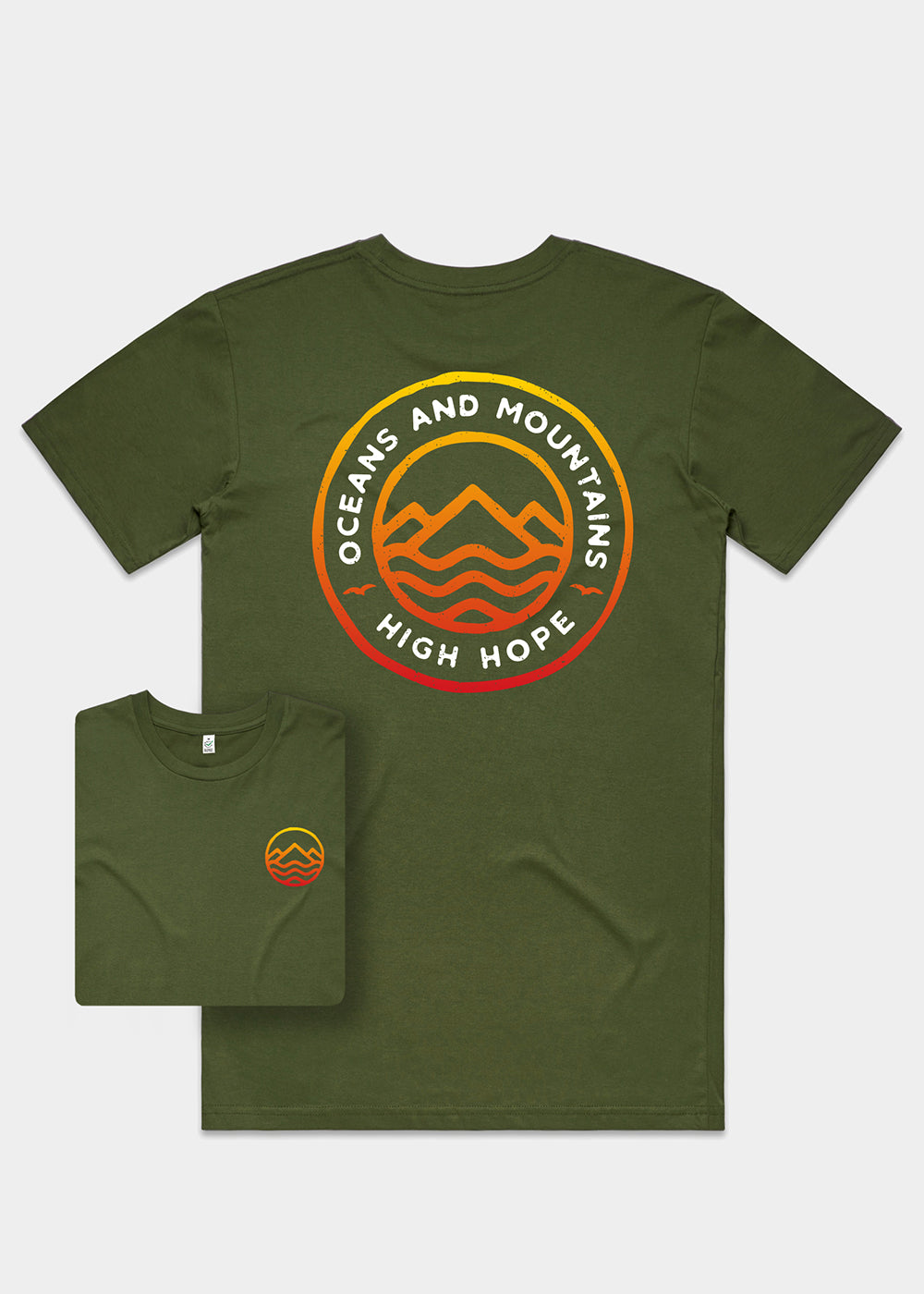 Stamp Logo T-shirt / Back Print