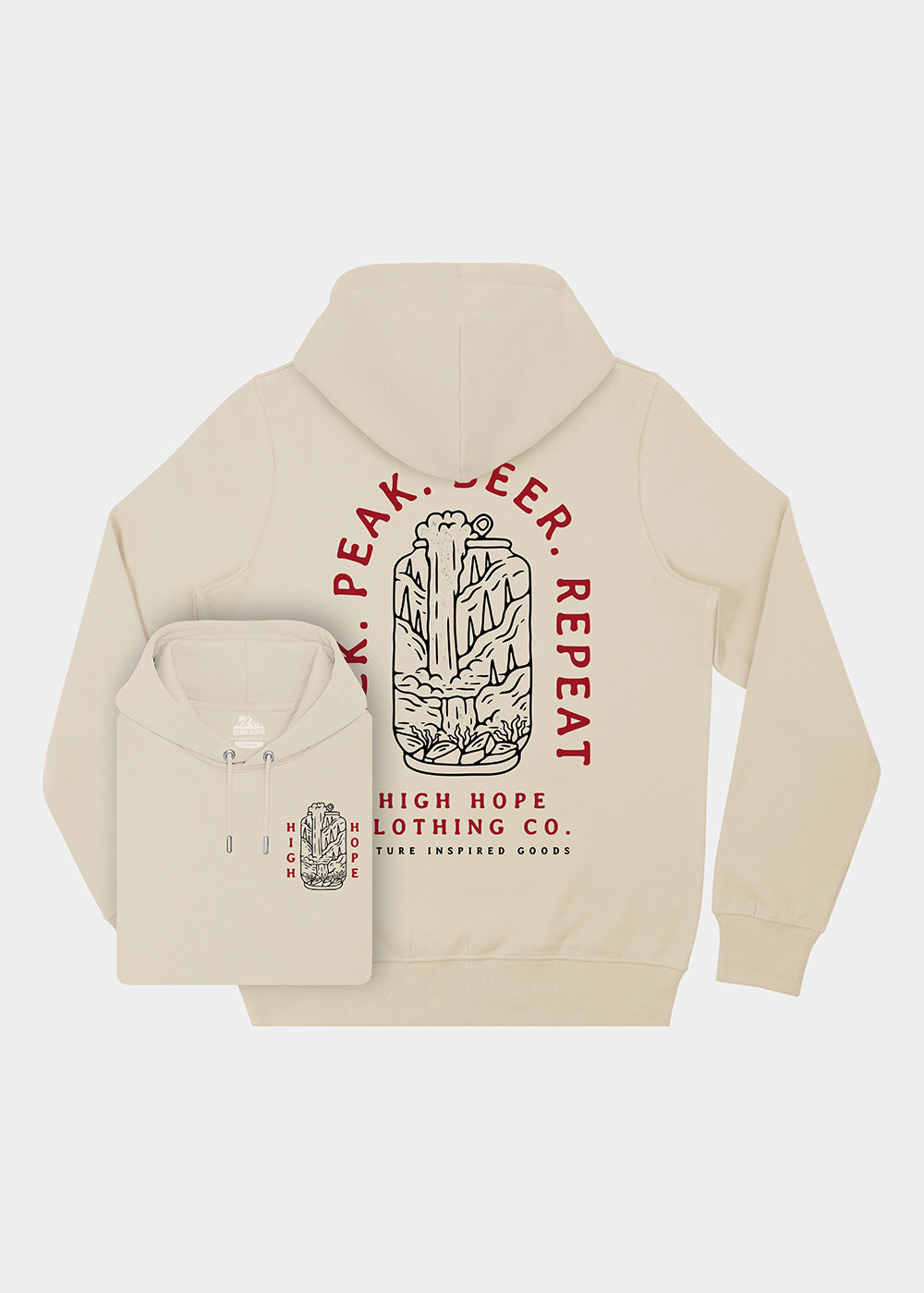 Trek Repeat Hoodie / Back Print