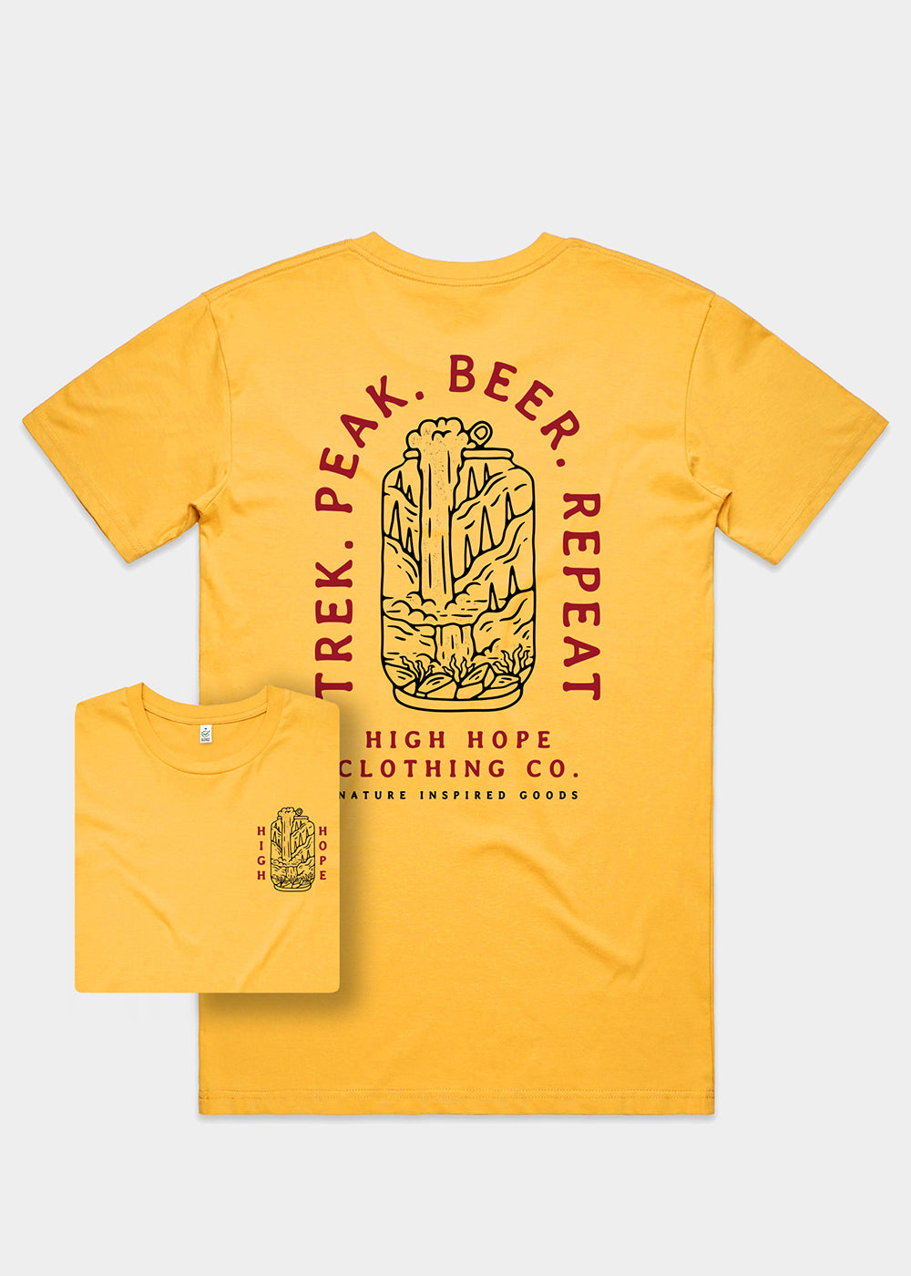 Trek Repeat T-shirt / Back Print