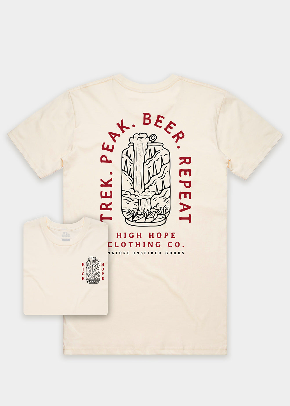 Trek Repeat T-shirt / Back Print