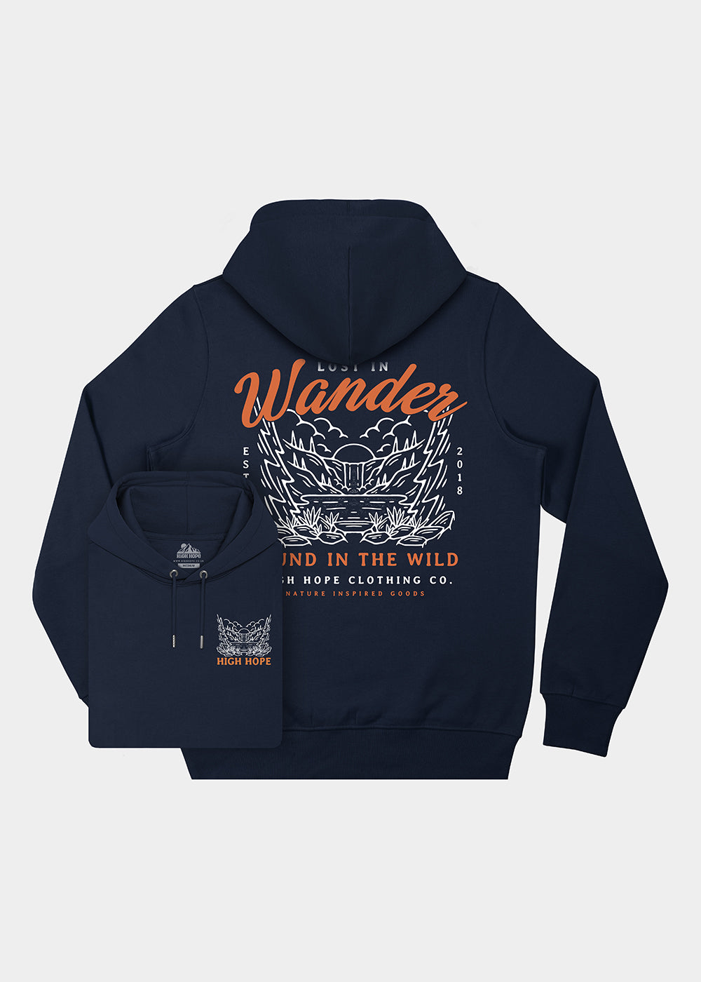 Wander Hoodie Back Print