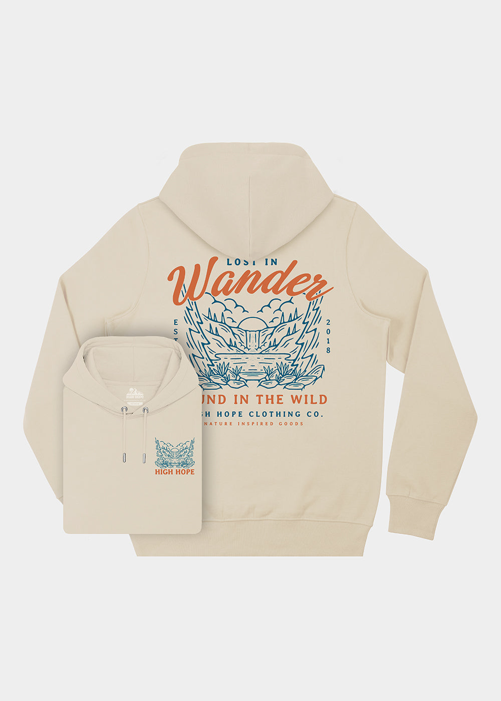 Wander Hoodie / Back Print