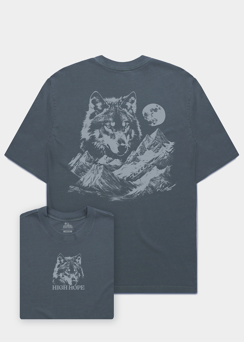 Wolf Heavyweight T-shirt / Back Print