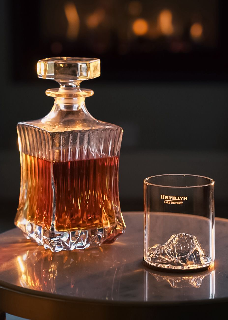 Helvellyn Glass Tumbler & Coaster Set