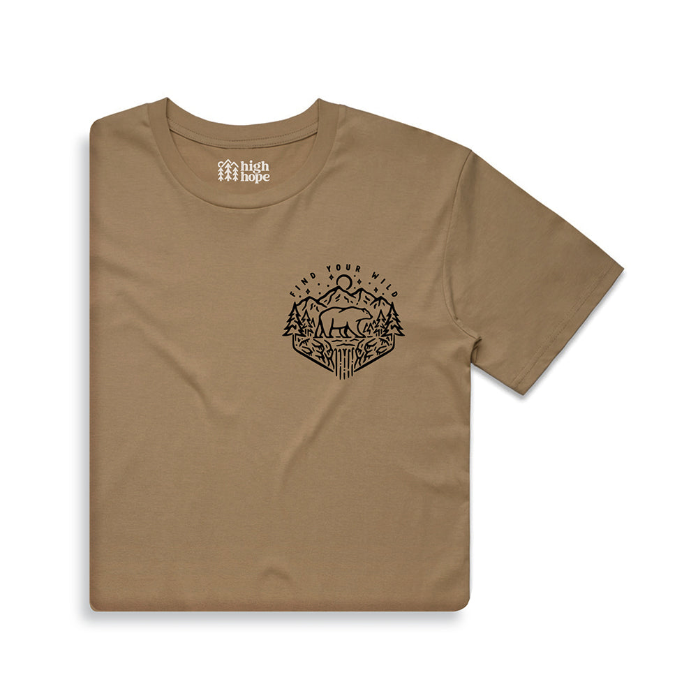 Find Your Wild T-shirt / Pocket Print