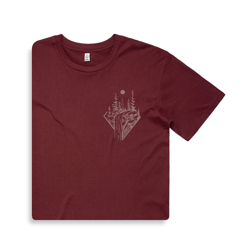 Autumn Stream T-shirt / Pocket Print