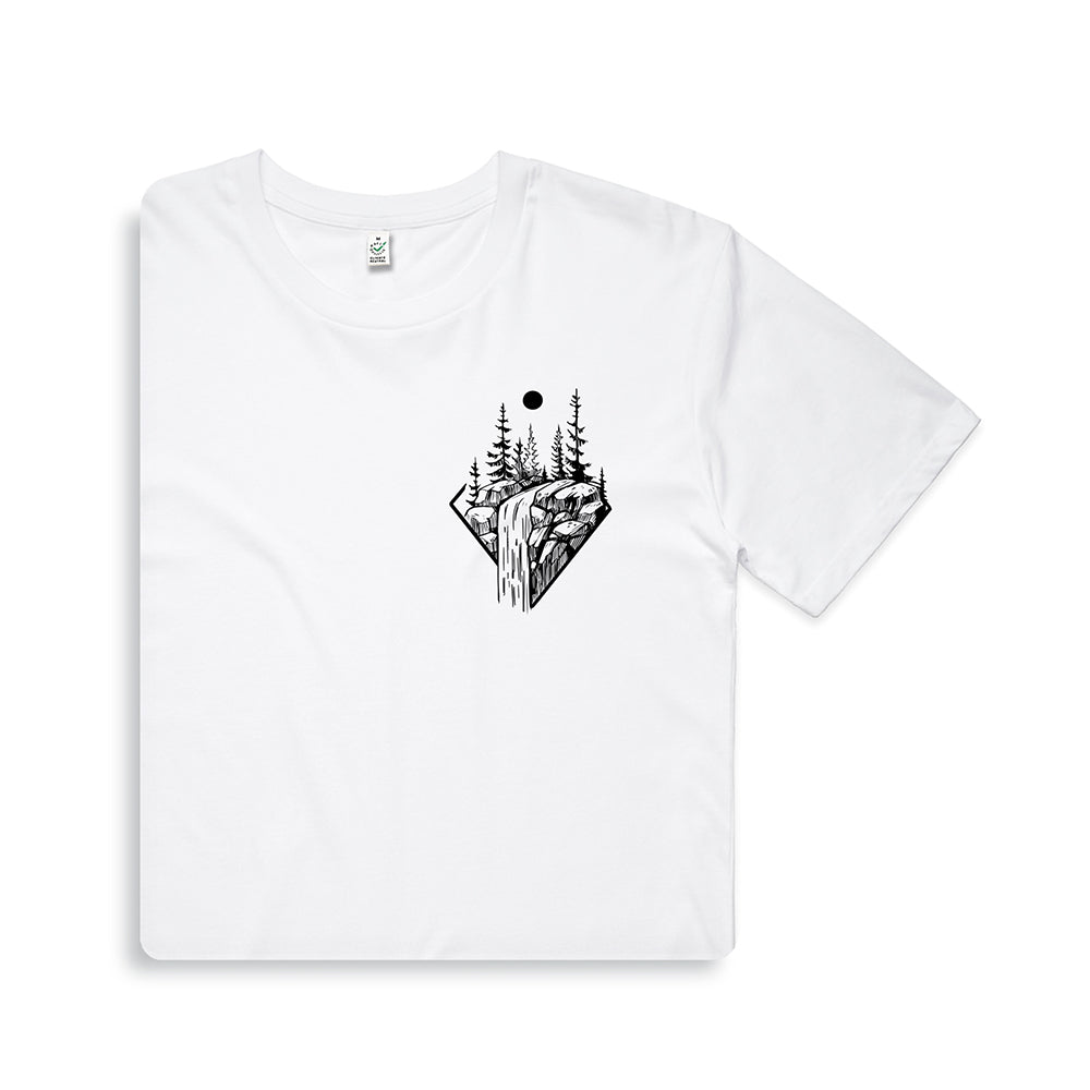 Autumn Stream T-shirt / Pocket Print