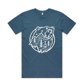 Bear Scene T-shirt / Front Print