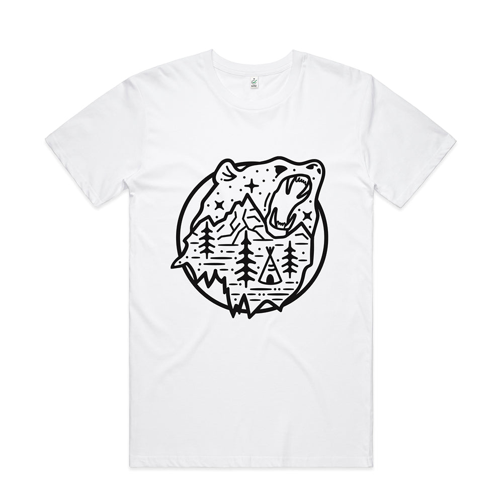 Bear Scene T-shirt / Front Print