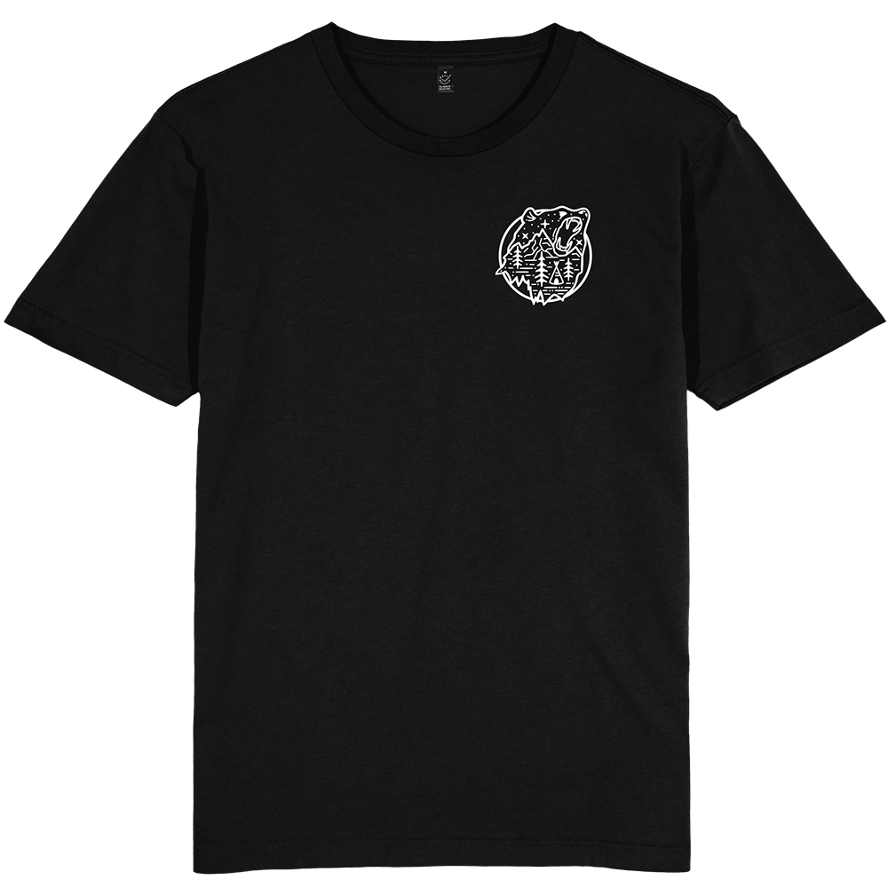 Bear Scene T-shirt / Pocket Print