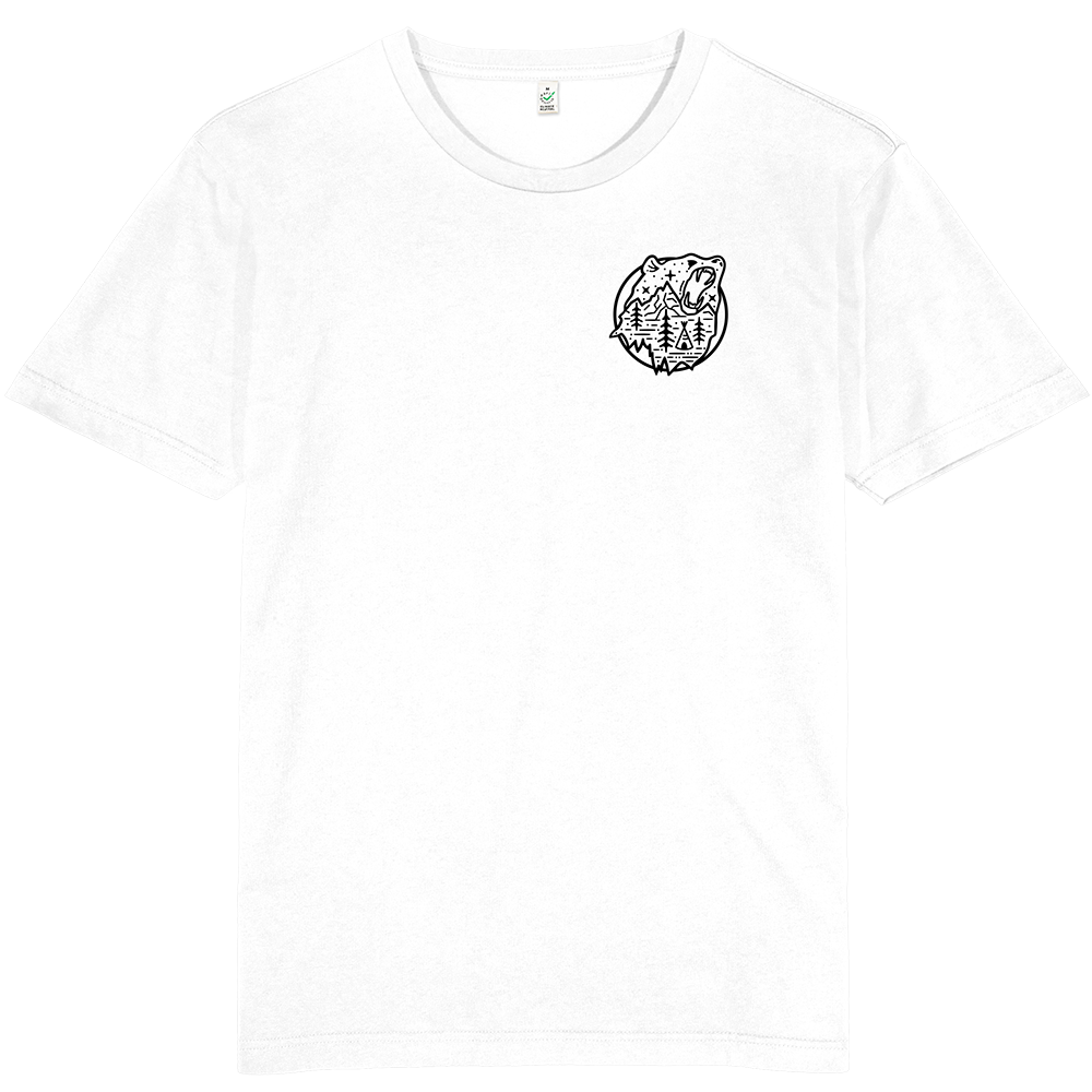 Bear Scene T-shirt / Pocket Print