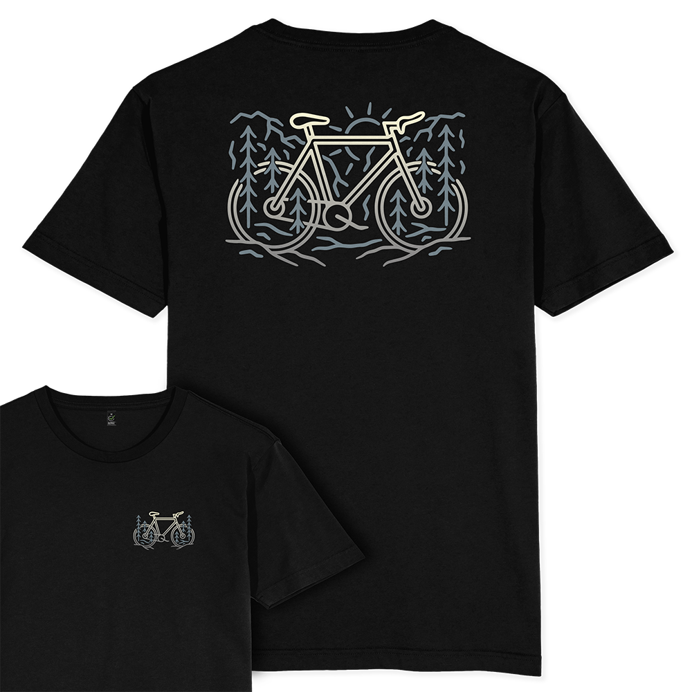 Bike Scene T-shirt / Back Print
