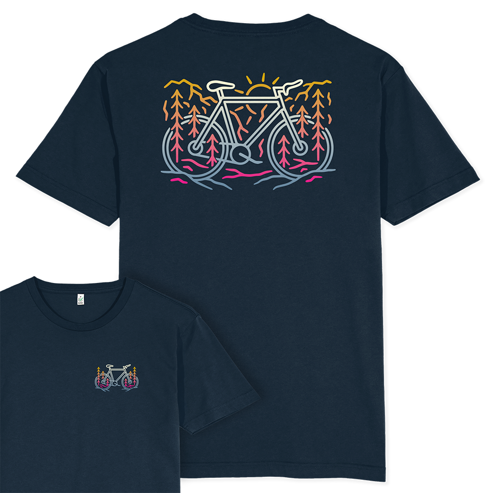 Bike Scene T-shirt / Back Print