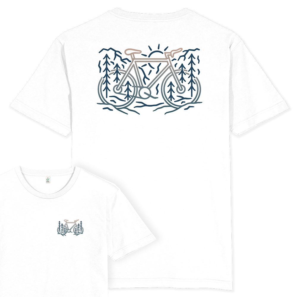 Bike Scene T-shirt / Back Print