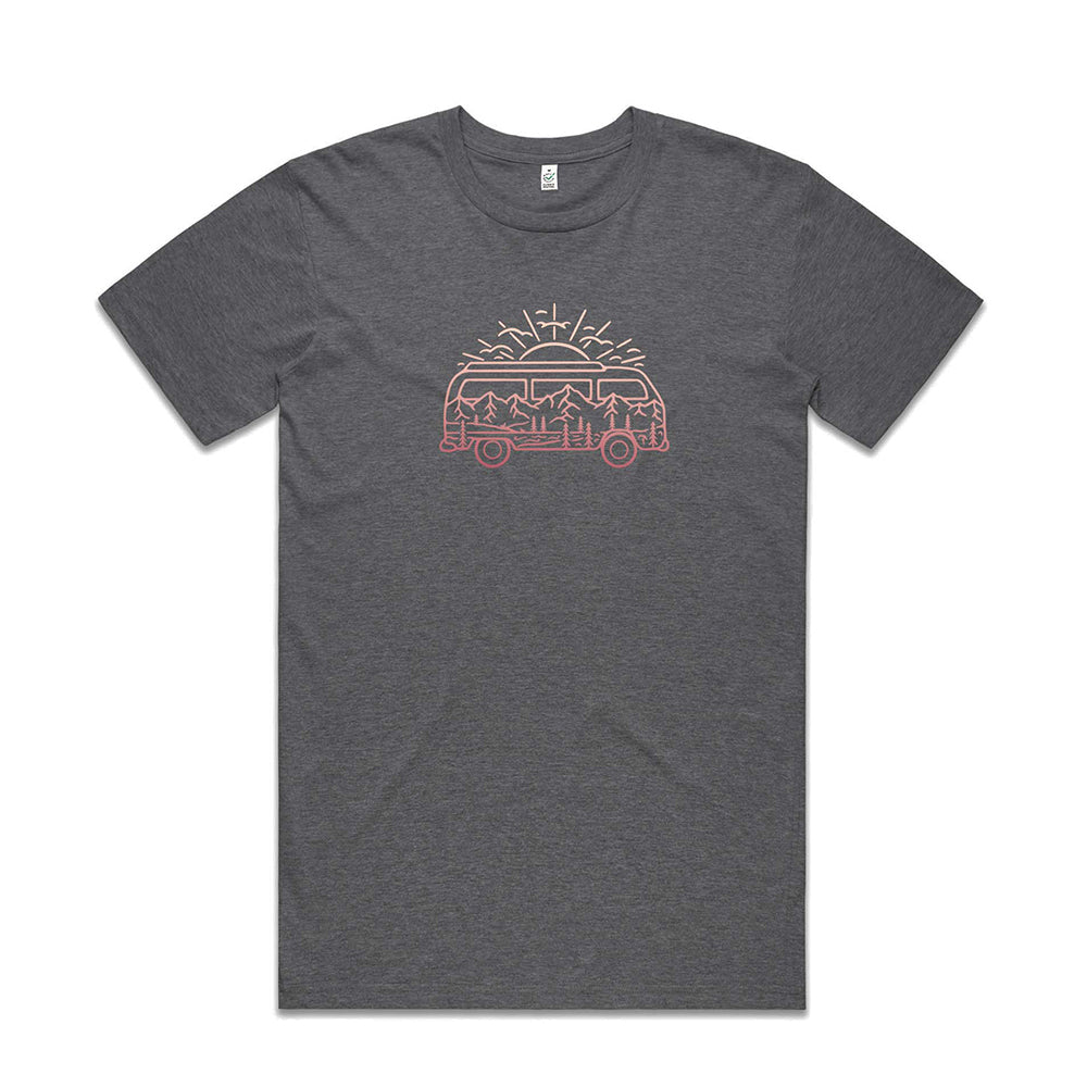 Campervan & Mountains T-shirt / Front Print